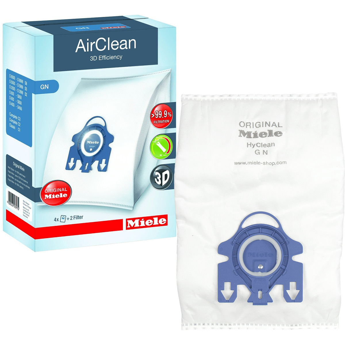 20x GN Vacuum Cleaner Bags for Miele Allervac Sensor 5000 series Automatic TT500 