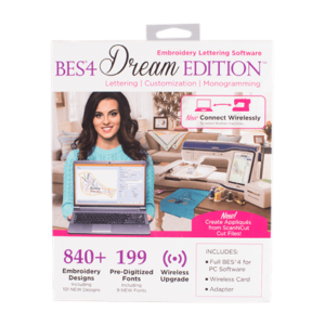 Brother | BES 4 Dream Edition Embroidery Lettering Software SABESLET4