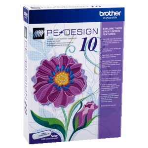Brother | PE-DESIGN 10 Embroidery Design and Digitizing Software - Upgrade Version