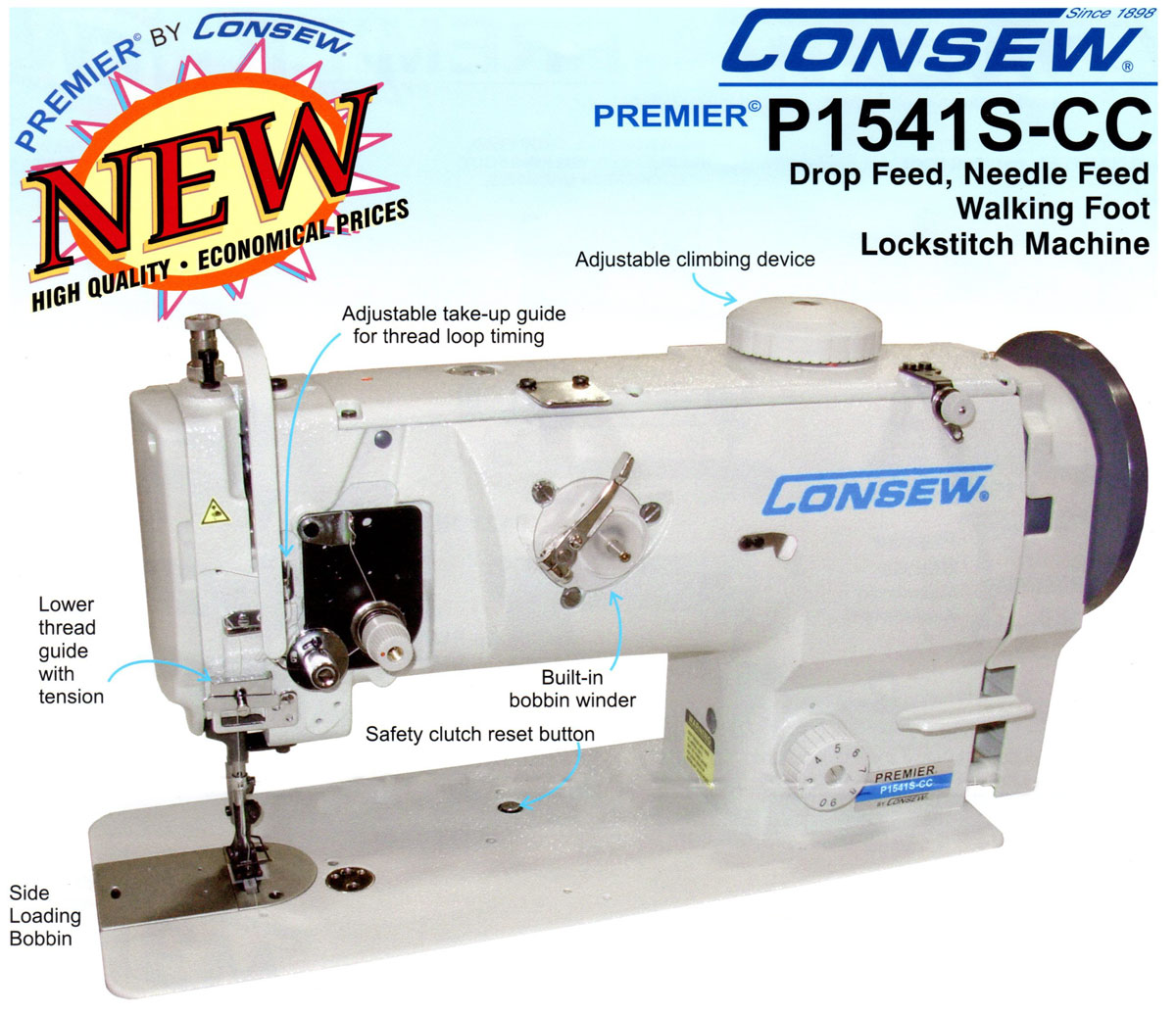 Consew | P1541s-CC With Table and Motor * carolinaforestvacandsew